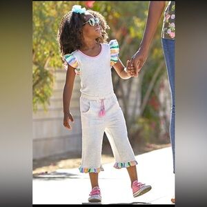 Matilda jane girls speckled KINDNESS Romoer jumper size 10 LETS GO TOGETHER